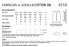 Sirdar 8259 Ladies Cardigan in Sirdar Cotton DK (PDF) Knit in a Box