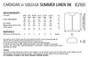 Sirdar 8260 Ladies Cardigan in Sirdar Summer Linen DK (PDF) Knit in a Box