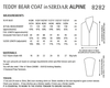 Sirdar 8282 Ladies Teddy Bear Coat in Snuggly Apline (PDF) Knit in a Box