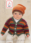 Sirdar Sublime 6016 Little Bertie Cardigan & Hat in Baby Cashmere Merino Silk DK (PDF) Knit in a Box