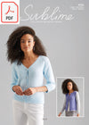 Sirdar Sublime 6156 Ladies Cardigans in Sublime Isla DK (PDF) Knit in a Box