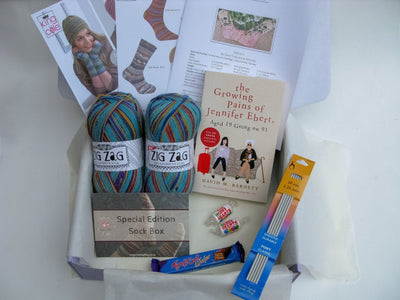 Special Edition Sock Box - Buy Today Whilst Stocks Last!! Knit in a Box Blue