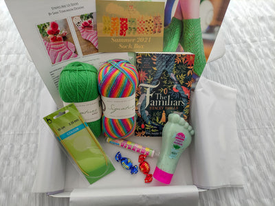 Summer 2021 Special Edition Sock Knitting Box Knit in a Box Rainbow