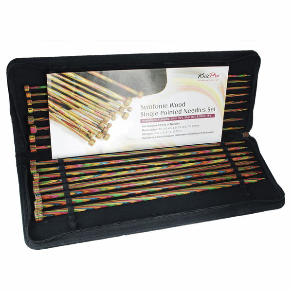 Symfonie KNIT PRO KNITTING NEEDLES Set of 8 Pairs 25 cm, 30cm , 35cm